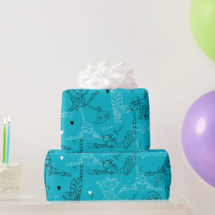 Kitty Kat Antics Geschenkpapier