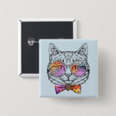 Kitty Kat Button (Vorne & Hinten)