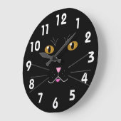 Kitty Kat Clock Große Wanduhr (Winkel)