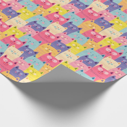 Kitty Kat Geschenkpapier - Katzen - Teigwaren (Ecke)