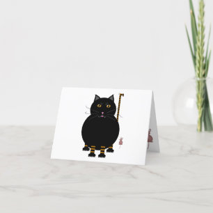 Kitty Kat Grußkarte Feiertagskarte