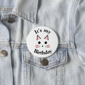 Kitty Kat, ich habe Geburtstag Button (Beispiel)