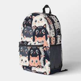 Kitty Kat Kaleidoscope Bedruckter Rucksack