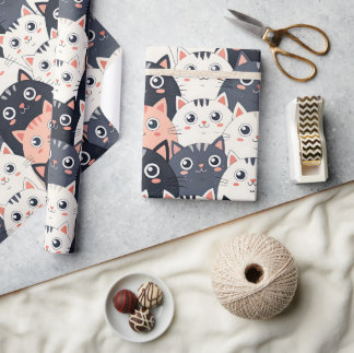 Kitty Kat Kaleidoscope Geschenkpapier