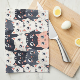 Kitty Kat Kaleidoscope Geschirrtuch
