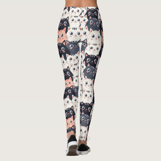 Kitty Kat Kaleidoscope Leggings (Rückseite)