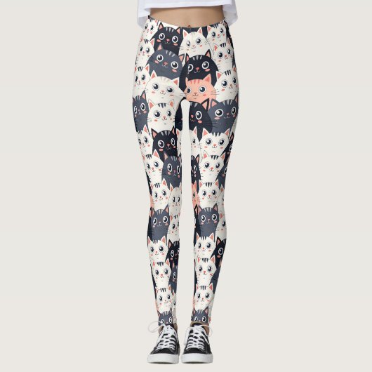 Kitty Kat Kaleidoscope Leggings (Vorderseite)