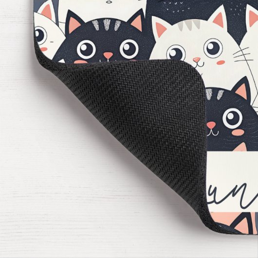 Kitty Kat Kaleidoscope Mousepad (Ecke)