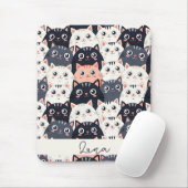 Kitty Kat Kaleidoscope Mousepad (Mit Mouse)