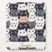 Kitty Kat Kaleidoscope Mousepad (Vorne)