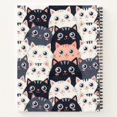 Kitty Kat Kaleidoscope Notizblock (Rückseite)