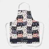 Kitty Kat Kaleidoscope Schürze (Vorderseite)