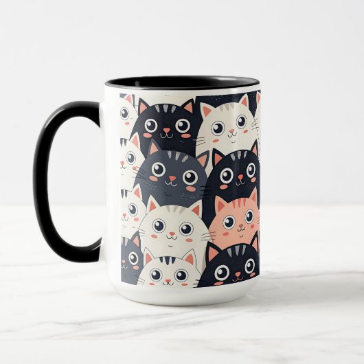 Kitty Kat Kaleidoscope Tasse (Links)
