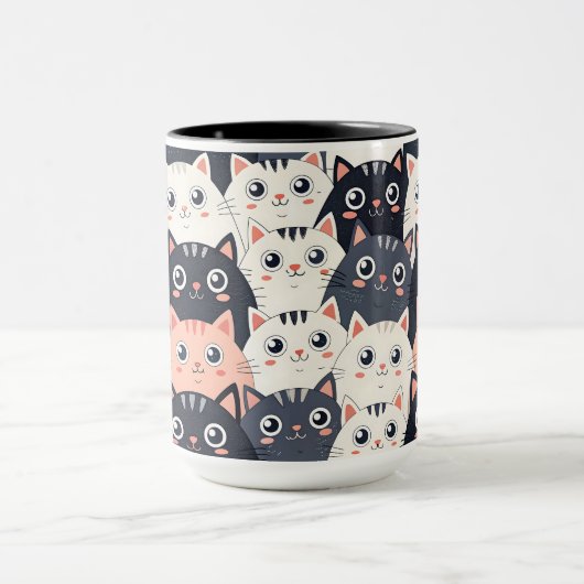 Kitty Kat Kaleidoscope Tasse (Zentrum)