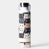 Kitty Kat Kaleidoscope Trinkflasche (Vorne)
