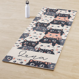 Kitty Kat Kaleidoscope Yogamatte