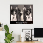 Kitty Kat Selfelt Poster (Heimbüro)