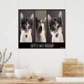 Kitty Kat Selfelt Poster (Küche)