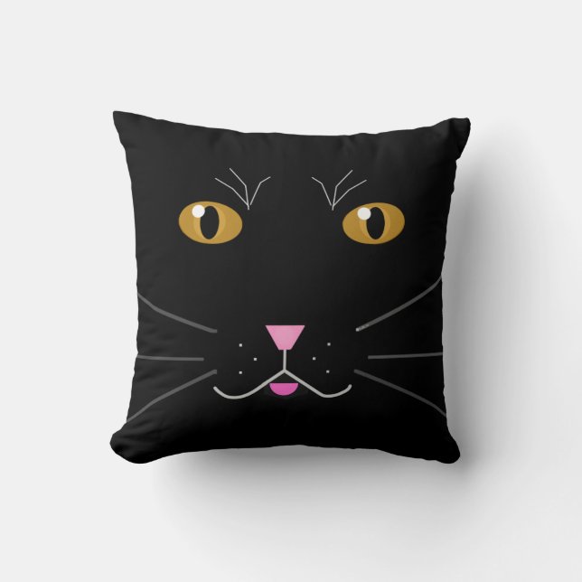 Kitty Kat Throw Kissen (Vorderseite)