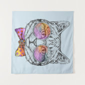 Kitty Kat Wandteppich (Vorderseite (Horizontal))