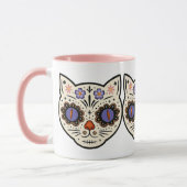 Kitty Kat Zucker Schädel Tasse (Links)