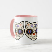Kitty Kat Zucker Schädel Tasse (Vorderseite Links)