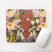 Kitty kats Liebe-Blumen Mousepad (Mit Mouse)