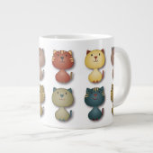Kitty Kats Tunnel-bohrwagenTasse Jumbo-Tasse (Vorderseite Rechts)