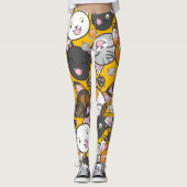 Kitty-Katzen-Leggings Leggings (Vorderseite)