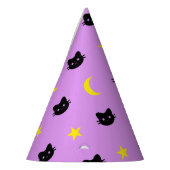 Kitty Katzen-Mond-und Stern-Party-Hut Partyhütchen (Links)