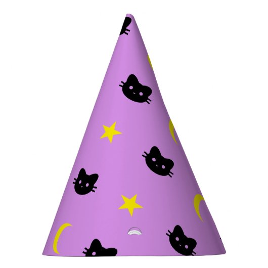 Kitty Katzen-Mond-und Stern-Party-Hut Partyhütchen (Rechts)