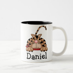 Kitty-Katzen Personizable NamensTasse Zweifarbige Tasse