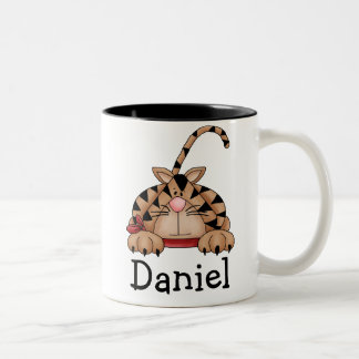 Kitty-Katzen Personizable NamensTasse Zweifarbige Tasse