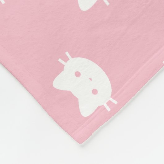 Kitty-Katzen-Polyester Fleece-Decke Fleecedecke (Ecke)