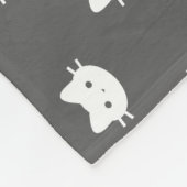 Kitty-Katzen-Polyester Fleece-Decke Fleecedecke (Ecke)