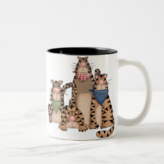 Kitty-Katzen-Tasse Zweifarbige Tasse