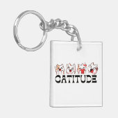 Kitty Keepsakes – Meow Mood Keychain Schlüsselanhänger (Vorderseite links)