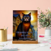 Kitty Kibble Acrylschild (Hochzeit)