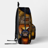 Kitty Kibble Bedruckter Rucksack (Links)
