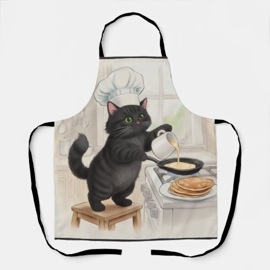KItty Kichen Black Cat, Apron Schürze (Vorderseite)