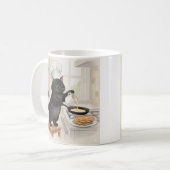 KItty Kichen Black Cat, Coffee Mug Kaffeetasse (Vorderseite Links)