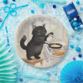 KItty Kichen Black Cat, Paper Plates Pappteller (Party)