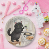 KItty Kichen Black Cat, Paper Plates Pappteller (Party)