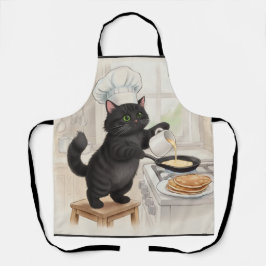 KItty Kichen Schwarze Katze, Schürze