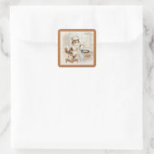 Kitty Kitchen, Calico, Stickers (Tasche)