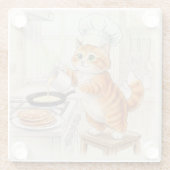 Kitty Kitchen, Glass Coaster Glasuntersetzer (Rückseite)