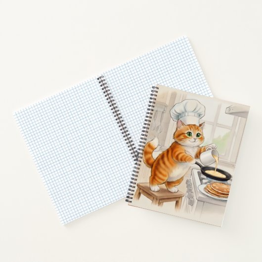 Kitty Kitchen, Spiral Notebook Notizblock (Innenseite)