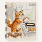 Kitty Kitchen, Spiral Notebook Notizblock (Vorderseite)