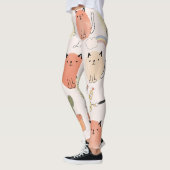 Kitty Kitten Cats: Süße Tier Pattern Leggings (Links)