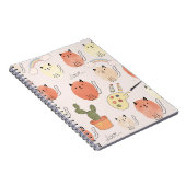 Kitty Kitten Cats: Süße Tier Pattern Notizblock (Rechte Seite)